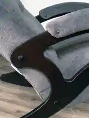 Тёмно-серый кресло качалка взрослое с подножкой Glider, 2 цвета