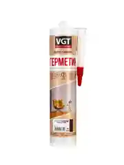 Силиконизированный герметик для наружных и внутренних работ VGT, 400 г, махагон