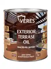Масло для дерева Veres Exterior Terrase Oil, 3 л, сосна
