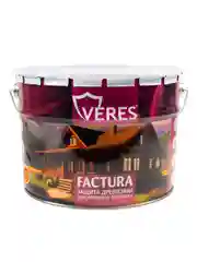 Декоративная пропитка для дерева Veres Ultra Lazura №3, глянцевая, 9 л, тик