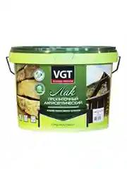 Лак пропиточный с антисептиком для дерева и камня VGT, акриловый, 9 кг, венге