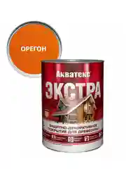 Защитно-декоративное покрытие для дерева Акватекс 2 в 1, полуматовое, 2,7 л, палисандр
