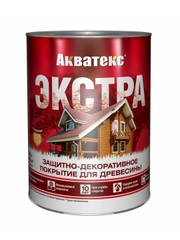 Защитно-декоративное покрытие для дерева Акватекс 2 в 1, полуматовое, 2,7 л, палисандр