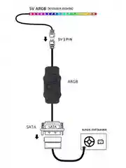 Контроллер для подсветки с ручной адресацией ARGB 3 pin