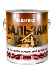 Защитно-декоративное покрытие для дерева Акватекс Экстра, полуглянцевое, 2,7 л, каштан