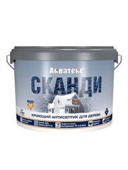 Антисептик для дерева Акватекс Прованс, лессирующий, полуматовый, 2,5 л, орех