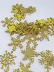 Золотой снежинки 3 см микс