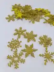 Золотой снежинки 3 см микс