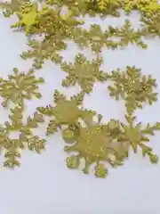 Золотой снежинки 3 см микс