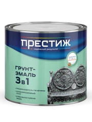 Грунт ГФ-021 антикоррозионный по металлу Престиж, матовый, 1,9 кг, красно-коричневый