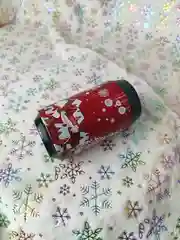Красный жестяная банка-копилка для подарков MERRY CHRISTMAS