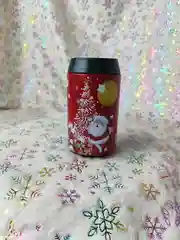 Красный жестяная банка-копилка для подарков MERRY CHRISTMAS