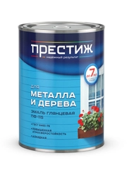 Эмаль быстросохнущая для дерева и металла Престиж, акриловая, матовая, 0,9 кг, бежевая