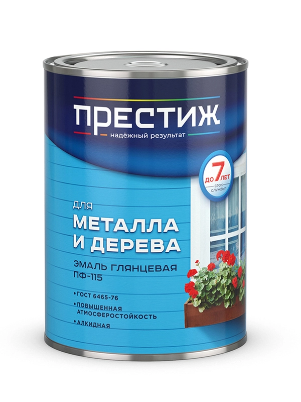 Эмаль быстросохнущая для дерева и металла Престиж, акриловая, матовая, 0,9 кг, бежевая