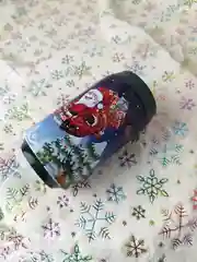 Синий жестяная банка-копилка для подарков MERRY CHRISTMAS