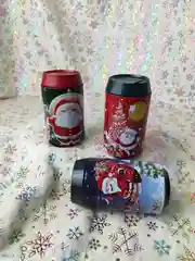 Синий жестяная банка-копилка для подарков MERRY CHRISTMAS