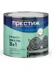 Грунт-эмаль по ржавчине Престиж 3 в 1, полуглянцевая, 1,9 кг, синяя