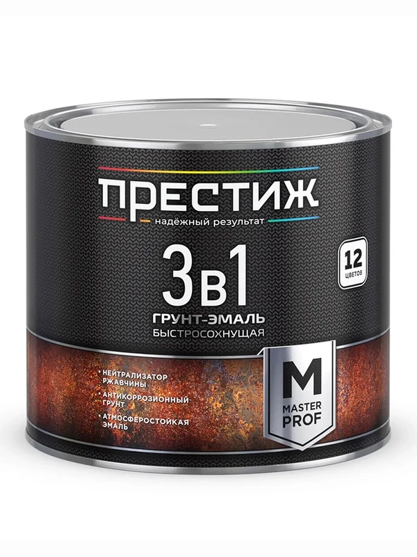 Краска для стен и потолка Престиж, акриловая, 1,4 кг, белая