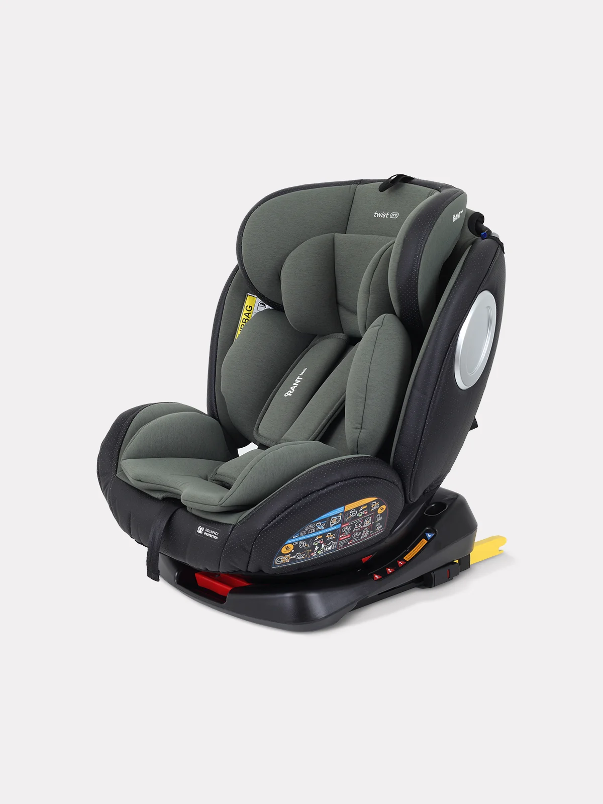 Автокресло RANT Twist pro isofix группа 0+-1-2-3 (0-36 кг)