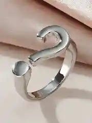 Серебряный кольцо "Знак вопроса"
