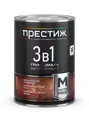 Аэрозольная термостойкая краска Престиж, матовая, 425 мл, серебристая
