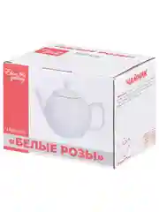 Чайник 480 мл 17,5х11,5х11,5 см Elan Gallery Белые розы