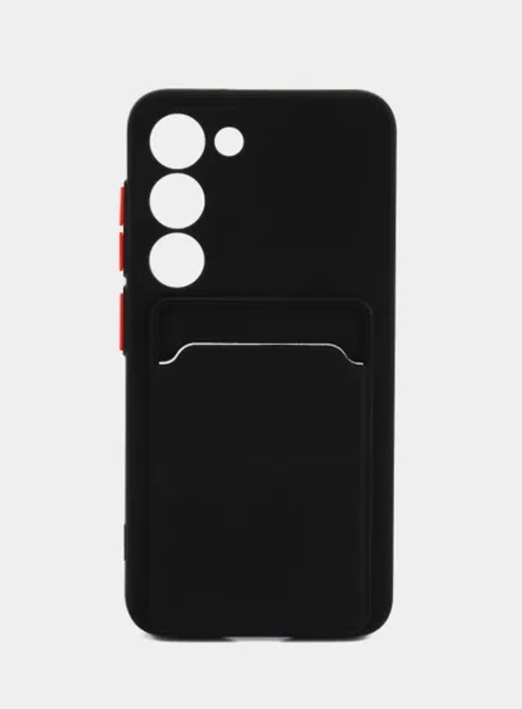 Чехол для Samsung Galaxy S23 (Самсунг Галакси С23), с карманом для карт
