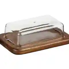 Масленка акация 19*12,5*6см