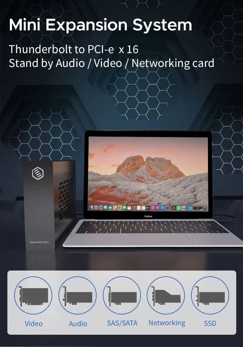 Внешний корпус для видеокарты Wikingoo L18-C70 EGPU Thunderbolt 3/4