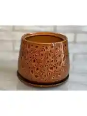 Рыжий горшок с подставкой Скарлет №3