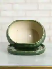 Зеленый горшок с подставкой Tango