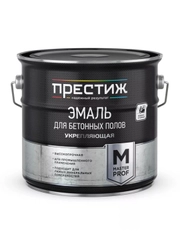 Эмаль ПФ-115 для металла и дерева Престиж, алкидная, глянцевая, 1,9 кг, белая