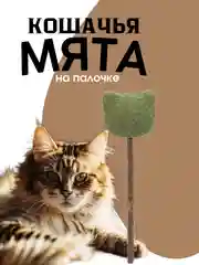 Песочный хаки кошачья мята на палочке, игрушка для кошек из кошачьей мяты, в индивидуальной упаковке