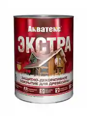 Защитно-декоративное покрытие для дерева Акватекс 2 в 1, полуматовое, 2,7 л, груша