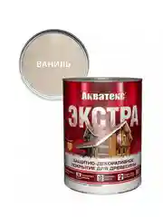 Защитно-декоративное покрытие для дерева Акватекс 2 в 1, полуматовое, 2,7 л, груша