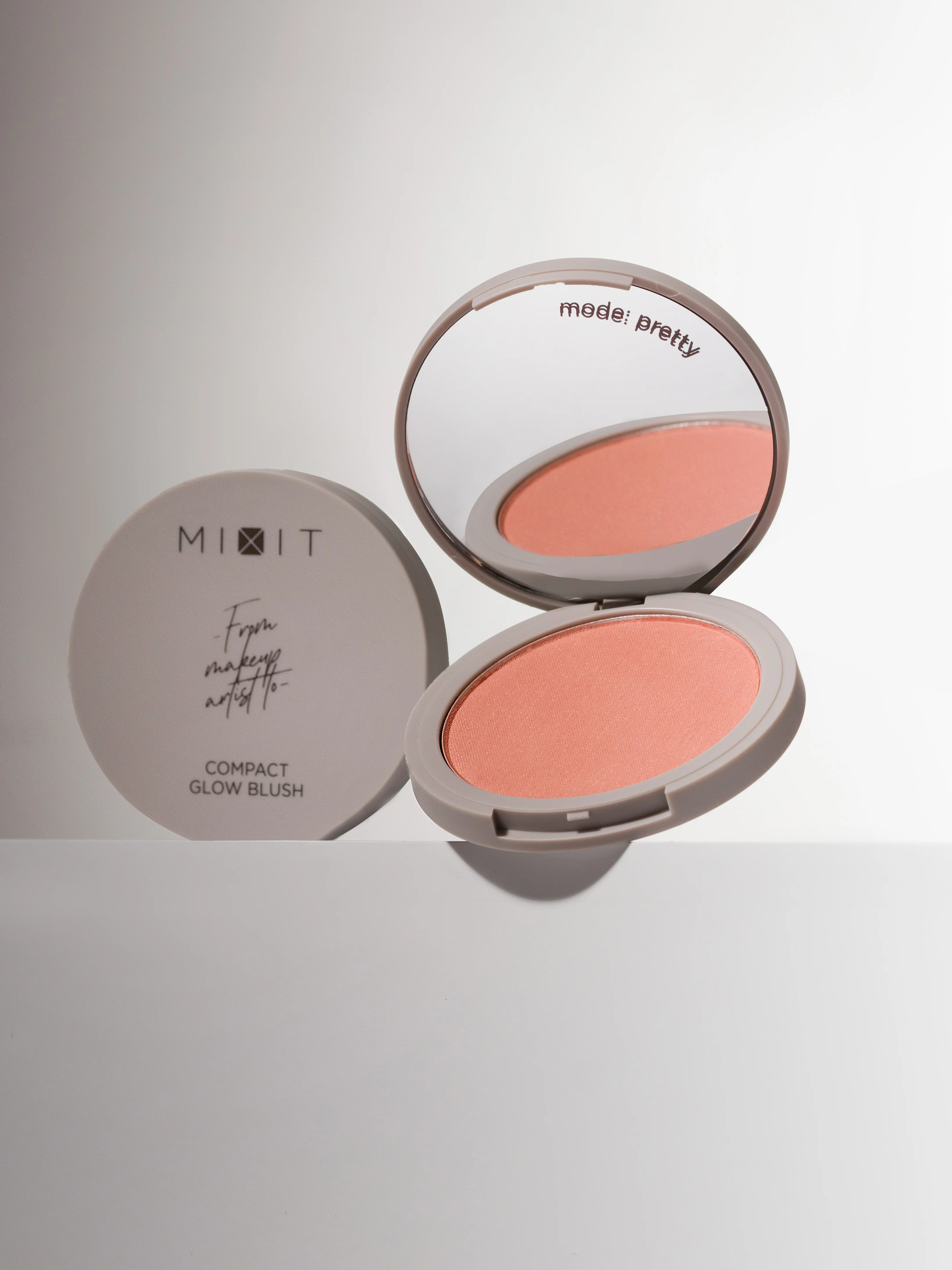 MIXIT Make Up Компактные сияющие румяна, 02
