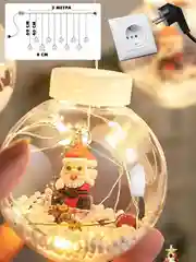 Желтый гирлянда, новогодние шары