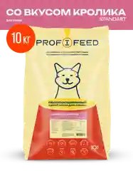 Корм сухой "Profifeed" для кошек  с кроликом 10 кг