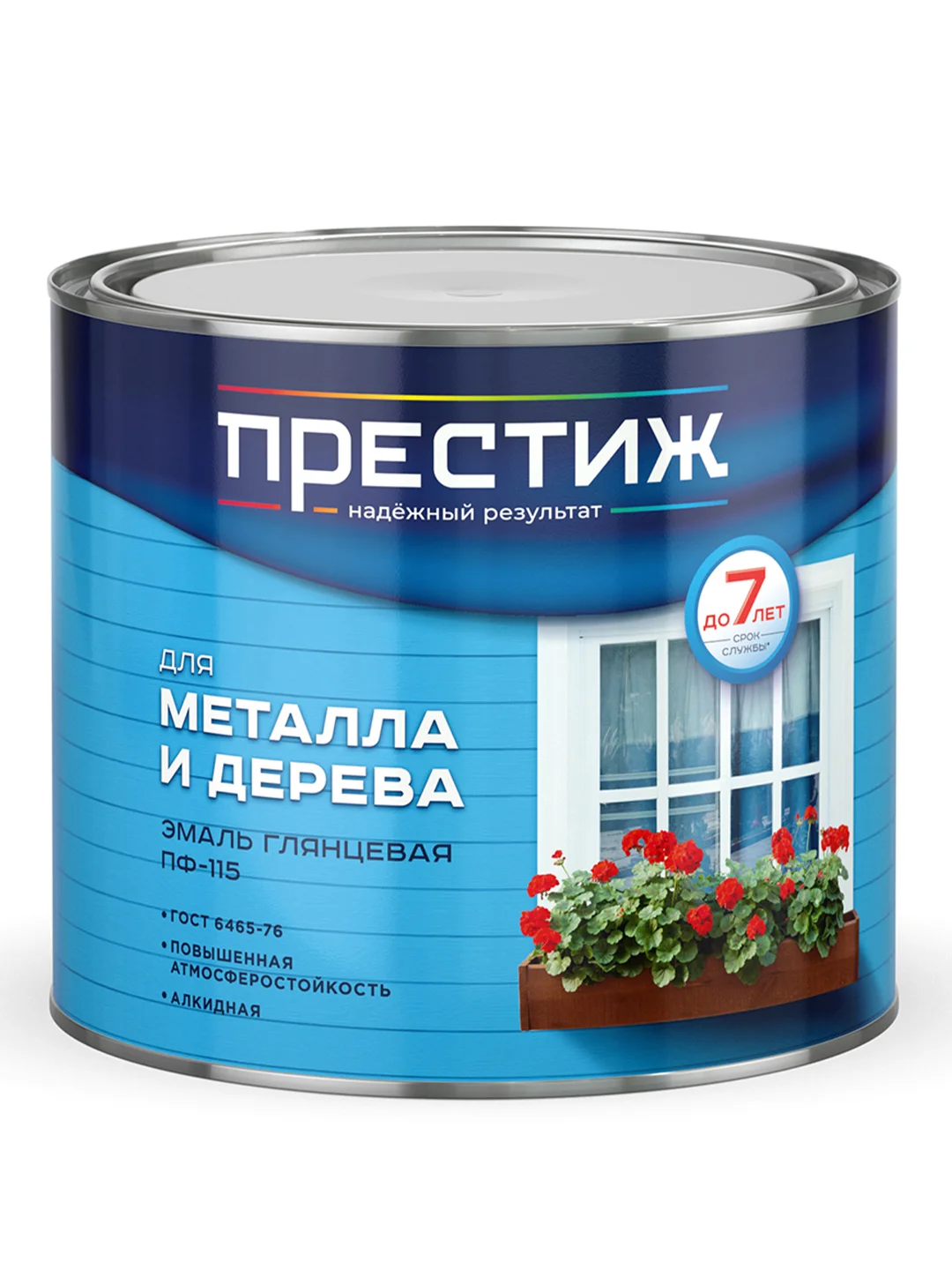 Эмаль быстросохнущая для дерева и металла Престиж, акриловая,0,9 кг, зеленая