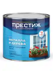 Эмаль быстросохнущая для дерева и металла Престиж, акриловая,0,9 кг, зеленая