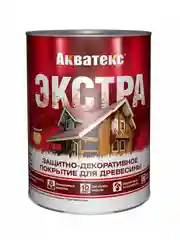 Защитно-декоративное покрытие для дерева Акватекс 2 в 1, полуматовое, 2,7 л, рябина