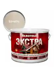 Защитно-декоративное покрытие для дерева Акватекс 2 в 1, полуматовое, 9 л, сосна