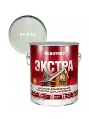 Защитно-декоративное покрытие для дерева Акватекс 2 в 1, полуматовое, 20 л, орех