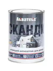 Антисептик для дерева Акватекс Прованс, лессирующий, полуматовый, 9 л, орех