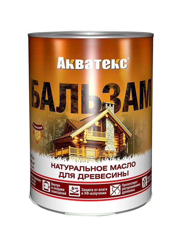 Защитно-декоративное покрытие для дерева Акватекс Экстра, полуглянцевое, 2,7 л, груша