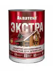 Защитно-декоративное покрытие для дерева Акватекс 2 в 1, полуматовое, 2,7 л, венге