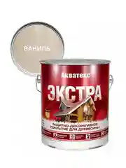 Защитно-декоративное покрытие для дерева Акватекс 2 в 1, полуматовое, 20 л, сосна