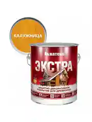 Защитно-декоративное покрытие для дерева Акватекс 2 в 1, полуматовое, 9 л, бесцветное