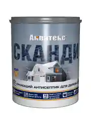 Антисептик для дерева Акватекс Викинг, лессирующий, полуматовый, 9 л, калужница