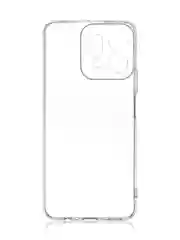 Прозрачный чехол для Honor Play 9T силиконовый BROSCORP матовый/ прозрачный тонкий с защитой камер